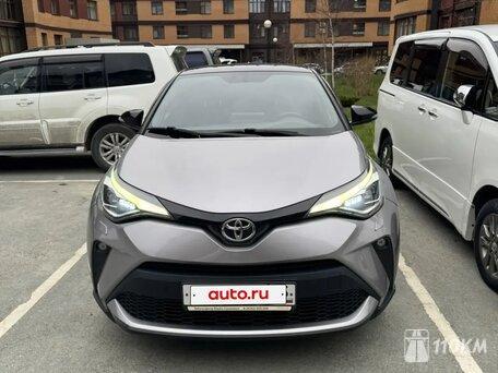 Toyota, C-HR, 1200, 115, бензин, внедорожник, вариатор, полный привод, среднее состояние, левый, серый, 2 300 000 ₽